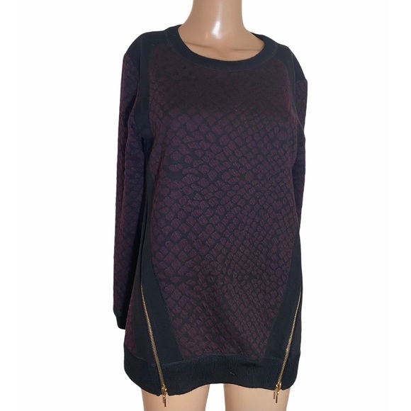 Rebecca Taylor Black and Purple Sweatshirt - Picture 3 of 7